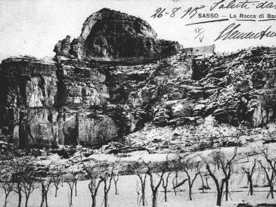 La Rocca di Badolo nell'inverno del 1918