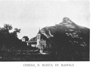 Chiesa e Rocca di Badolo nel 1910