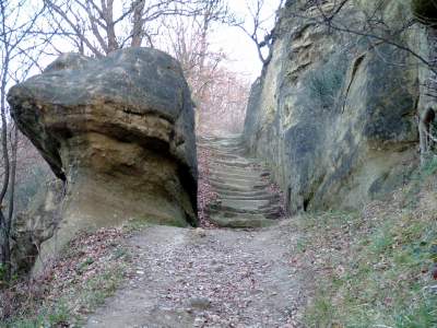 Salita verso santuario