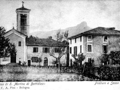 La Chiesa di San Martino a Battedizzo nel 1907