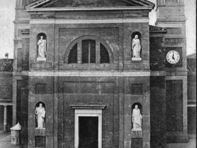 Il Santuario della Madonna del Sasso nel 1901.
