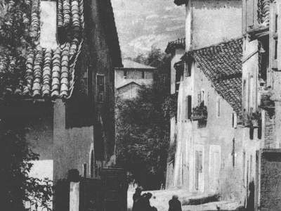 Il borgo Cà dé Gasparri nel 1910