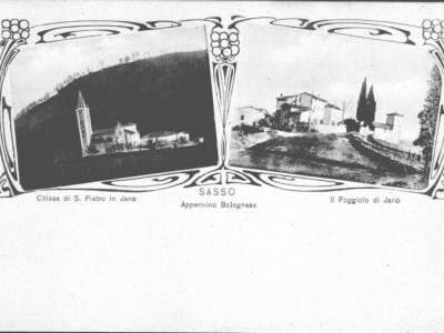 Iano - Veduta della Chiesa e del Poggiolo nel 1896