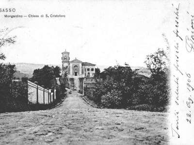 La Chiesa di Mongardino nel 1900 - Sasso Marconi