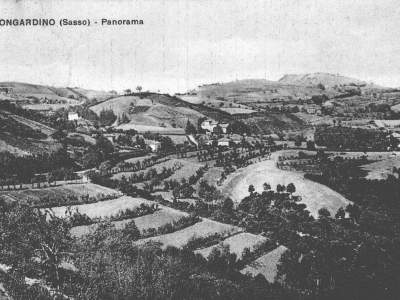 Cartolina panoramica da Mongardino - Sasso Marconi