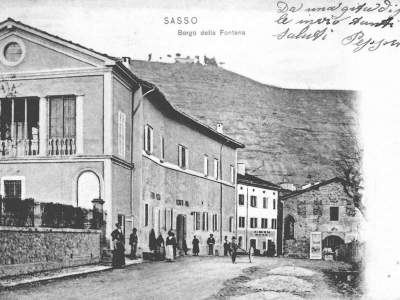 Il centro della Fontana nel 1900