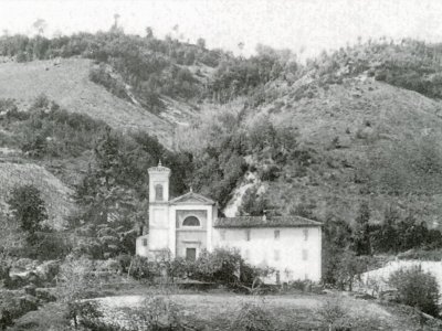 San Leo 1940 - La Chiesa. (Edizione G. Fabbriani)